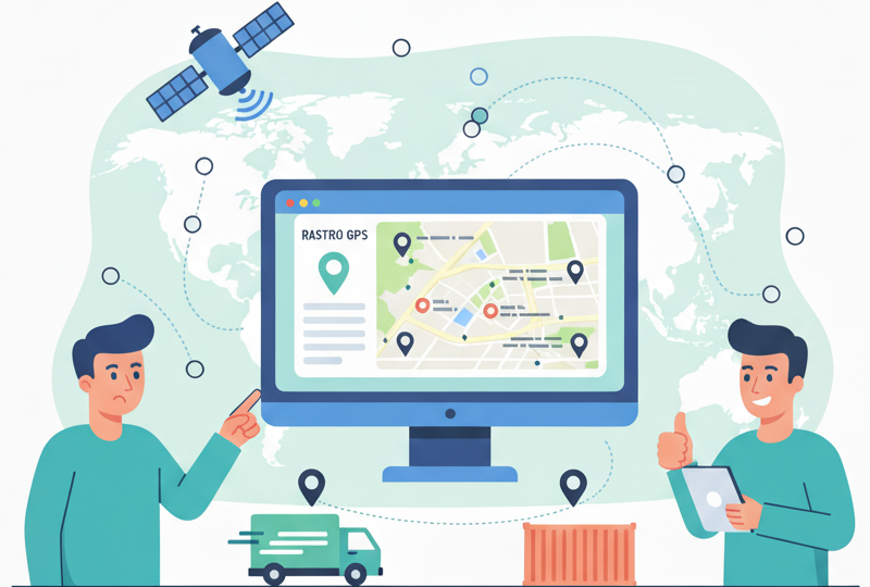 Mapa GPS con rastreo satelital KINT