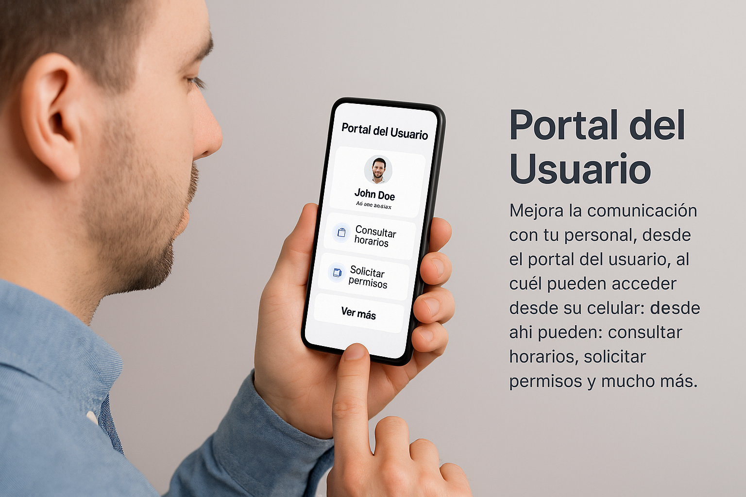 Portal móvil del usuario KIS-TA