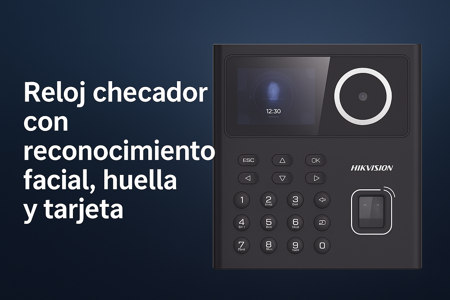 Reloj Checador Biométrico KINT